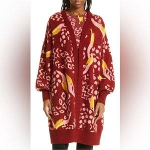 Farm Rio Toucanissimo Cardigan Size: Medium
